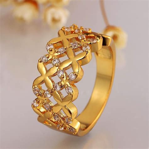 modern gold rings for women